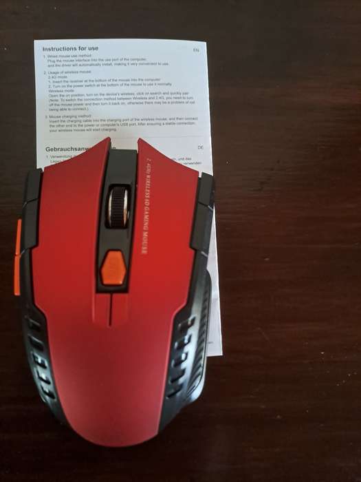 Gaming Mouse Red and Black