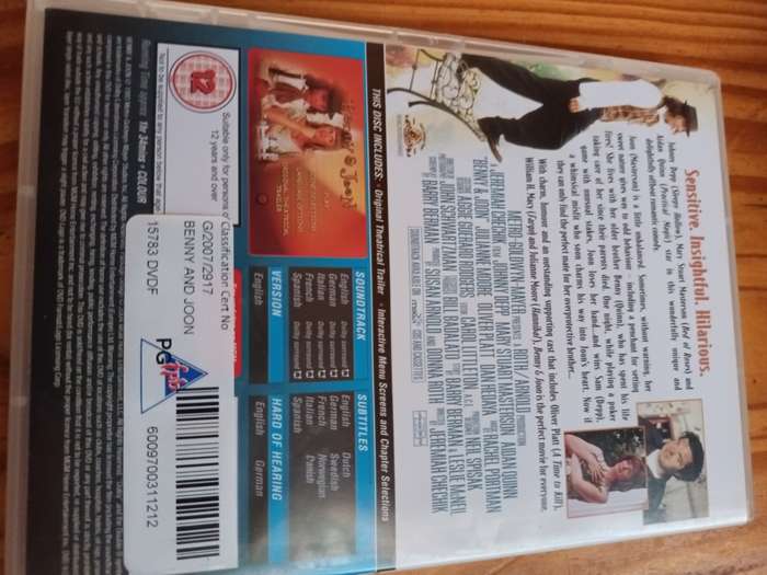 Benny & Joon DVD Movie