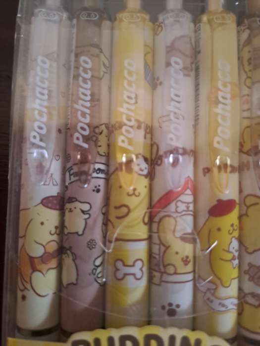 Pens Black Gel Pudding Dog 6 Pens