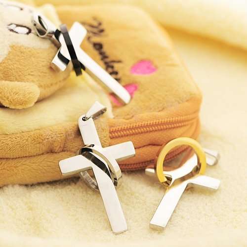 Free shipping Stainless steel Cross necklace