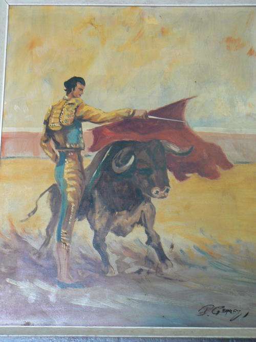 ORIGINAL OIL PAINTING ( P GOMEZ ) DONT MISS OUT A MUST HAVE !!ITEM RELISTED DUE TO NON PAYMENT !