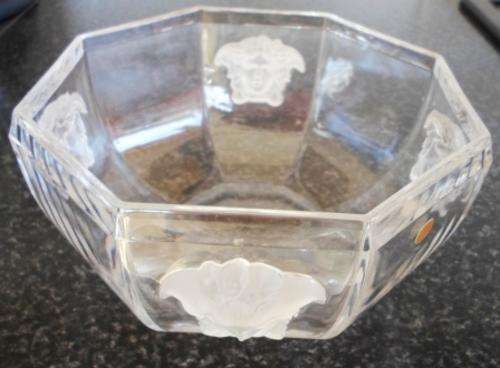 WOW!! VERSACE MEDUSA CRYSTAL BOWL BY ROSENTHAL VALUE R3000