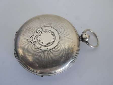 WOW!! 1883 BIRMINGHAM SILVER E. BURMESTER CAPE TOWN POCKET WATCH WORKING VALUE R2500