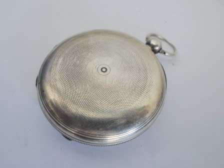 WOW!! 1883 BIRMINGHAM SILVER E. BURMESTER CAPE TOWN POCKET WATCH WORKING VALUE R2500