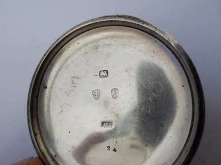 WOW!! 1883 BIRMINGHAM SILVER E. BURMESTER CAPE TOWN POCKET WATCH WORKING VALUE R2500