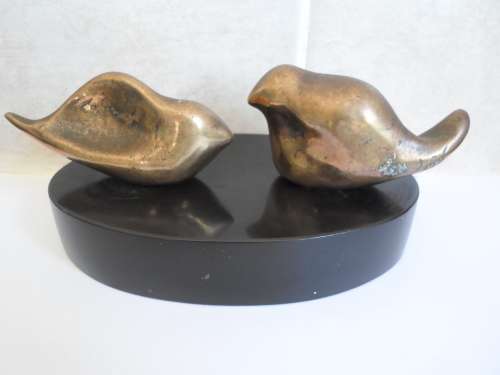 WOW!! COLIN WEBSTER WATSON BRONZE SCULPTURE ON SLATE BASE DATED `70 VALUE R6500