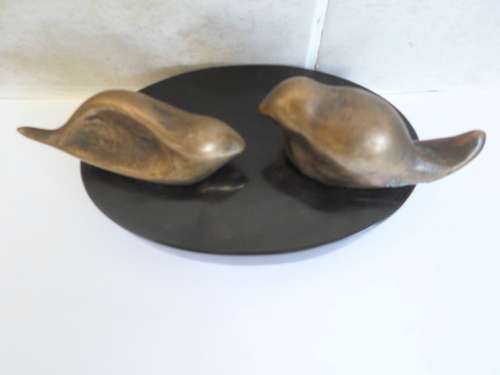 WOW!! COLIN WEBSTER WATSON BRONZE SCULPTURE ON SLATE BASE DATED `70 VALUE R6500