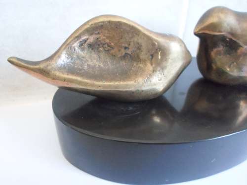 WOW!! COLIN WEBSTER WATSON BRONZE SCULPTURE ON SLATE BASE DATED `70 VALUE R6500