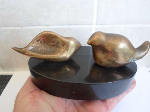WOW!! COLIN WEBSTER WATSON BRONZE SCULPTURE ON SLATE BASE DATED `70 VALUE R6500