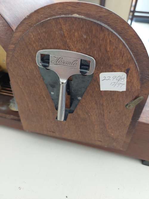 Amazing vintage Hermle matle clock with 3 chime tunes, 100% working!!