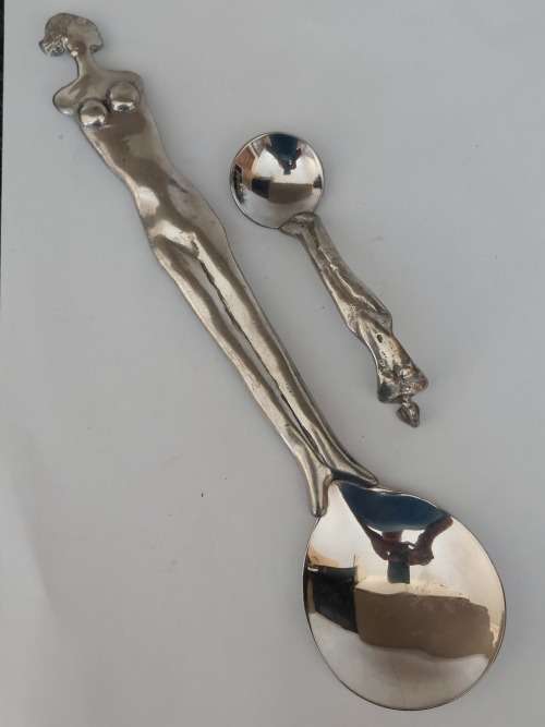 Wow!! Carrol Boyes serving & sugar spoon wow!!