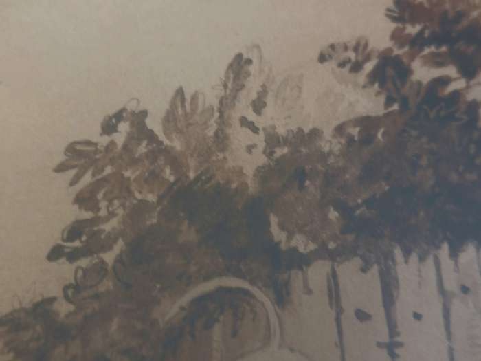 Rare!! Early 19th century fox hunting ink sketch circa 1830`s Value R3500