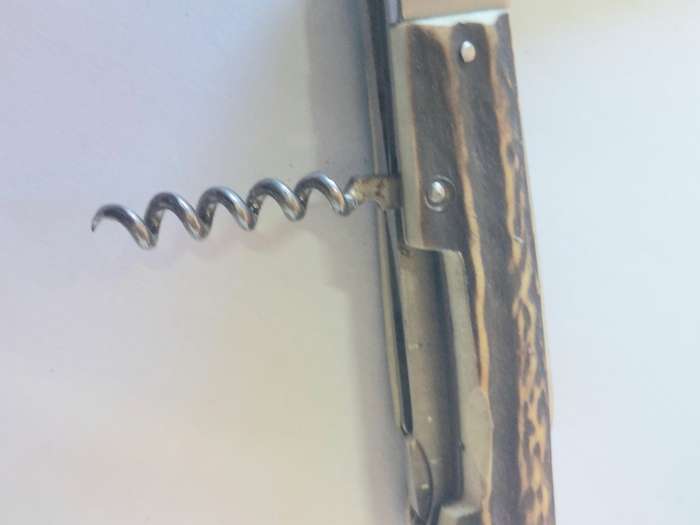 Amazing vintage Mikov stag horn hunting folder Value R2500