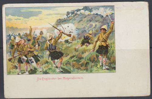 B181220 BATTLE of MAGGERSFONTEIN = BOER WAR difficult mint card Transvaal