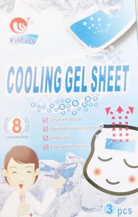 Cooling Gel Sheets! Lasts 8 hours, non harmfull, will break any fever.  PERFECT FOR CHILDREN !