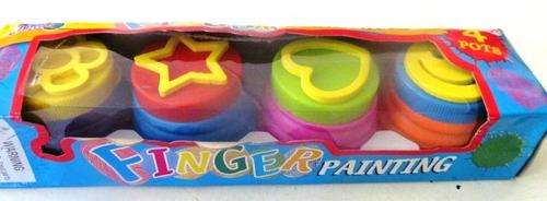 4 Pots of Finger Paints - Shipping R60, ALL ADDITIONAL ITEMS FREE!!!