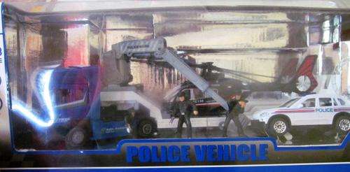 DIE CAST, Police set with light and sound !!! ONLY ONE AVAILABLE !!! -  Flat Rate shipping!!!