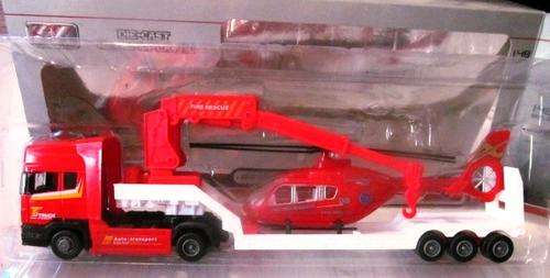 ONLY PAY SHIPPING FOR FIRST ITEM !!! COLLECTORS PIECE, Die cast Truck and helicopter