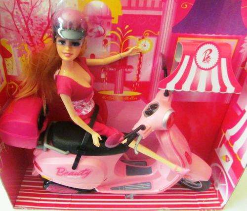 Barbie doll with Motorcycle - CHEAP SHIPPING !!!