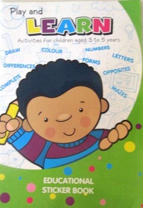 Play and Learn Educational Sticker Book - Great Stocking Filler Idea