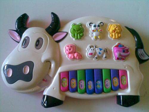 An absolute must have for every baby!! Painism musical cow with lights, music and sounds Postage R40