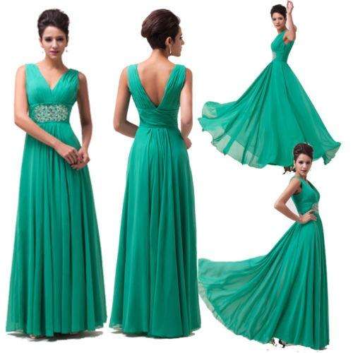 *GREEN* Cruise/Formal/Bridesmaid/Party Dress - SET SIZES - FREE SHIPPING!