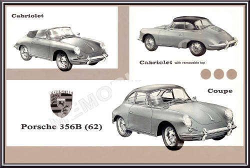Porsche Type 356B (62) - Classic Metal Sign