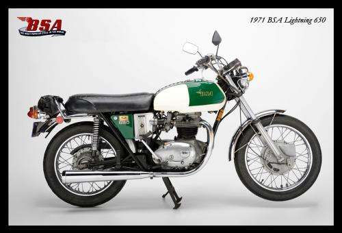 BSA Lightning 650 (71) - Classic Metal Sign