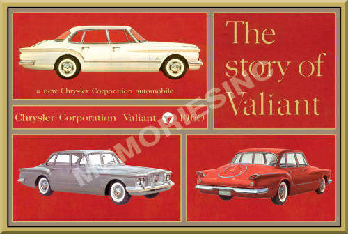 Chrysler Valiant V200 (60) - Classic Metal Sign