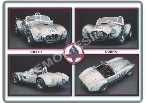 Shelby Cobra Collage (66) - Classic Metal Sign