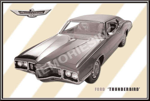 Ford Thunderbird (70) - Classic Metal Sign