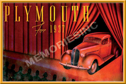 Plymouth on Stage (37) - Classic Metal Sign