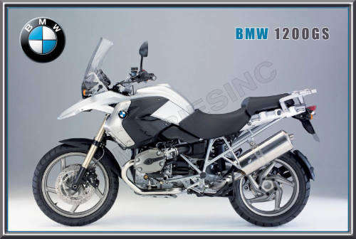 BMW 1200GS (04) - Classic Metal Sign