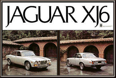 Jaguar XJ6 (73) - Classic Metal Sign