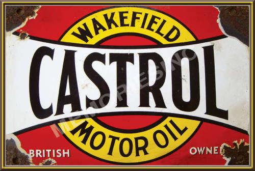 Castrol Motor Oil (Vintage) - Classic Metal Sign
