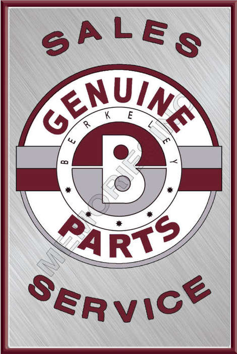 Berkeley Sales Services - Classic Metal Sign