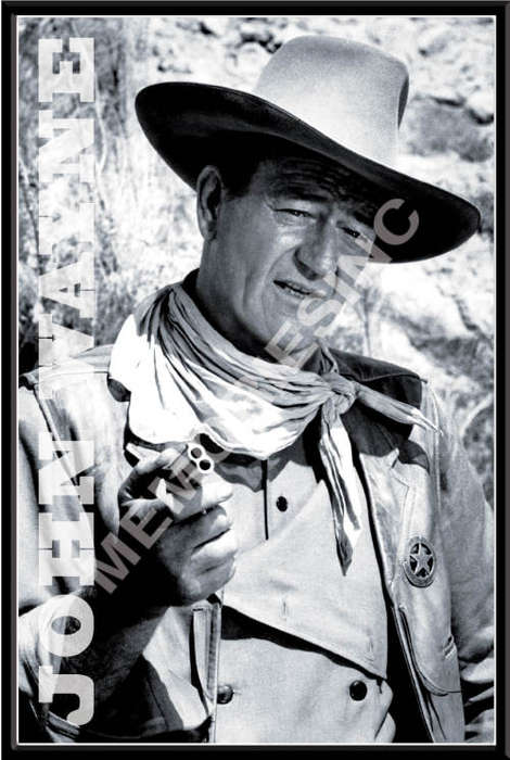 John Wayne - Commancheros - Classic Metal Sign