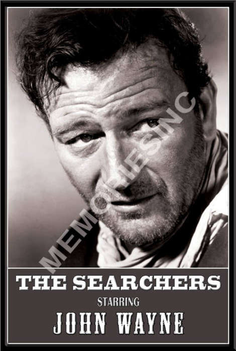 John Wayne - The Searchers - Classic Metal Sign
