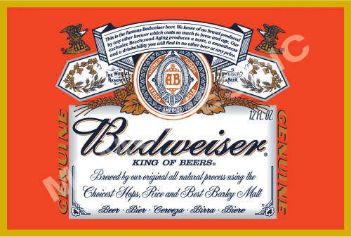 Budweiser - King of beers - Classic Metal Sign