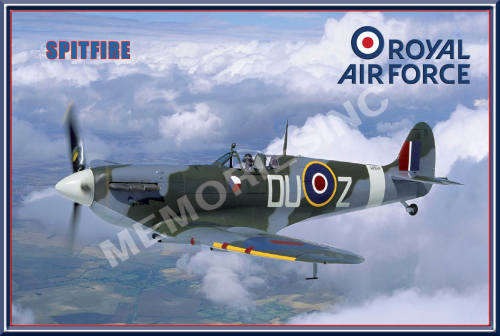 Spitfire RAF - Classic Metal Sign