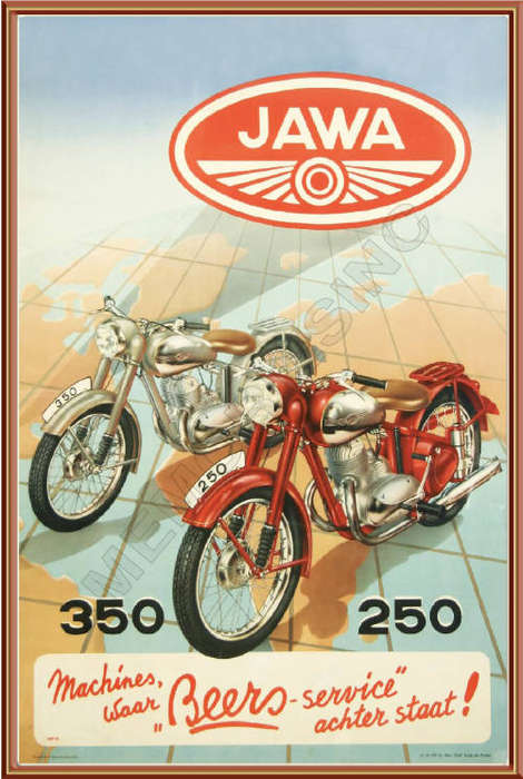 Jawa 250-250 (54) - Classic Metal Sign
