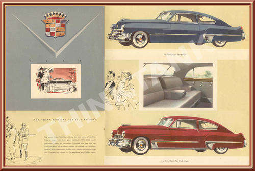 Cadillac de Ville Coupe (1949) - Classic Metal Sign