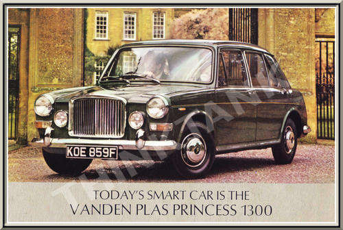 Vanden Plas Princess 1300 - Classic Metal Sign