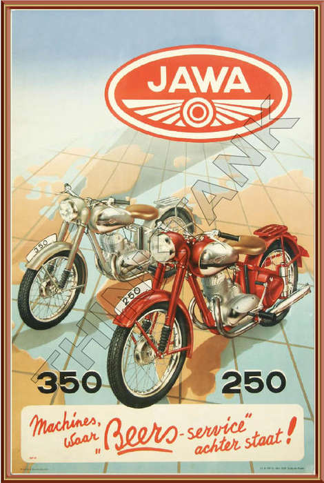 Jawa 250-250 (4450) - Metal Sign