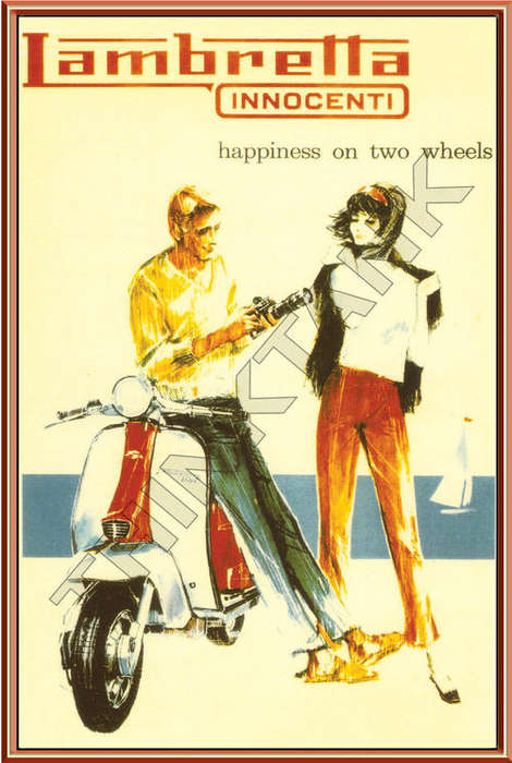 Lambretta Innocenti (1962) - Metal Sign
