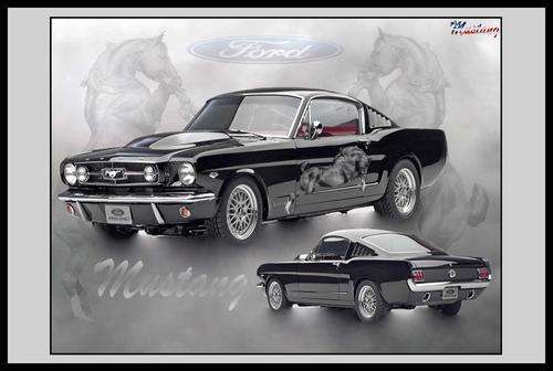 Mustang (1965) - Classic Metal Sign