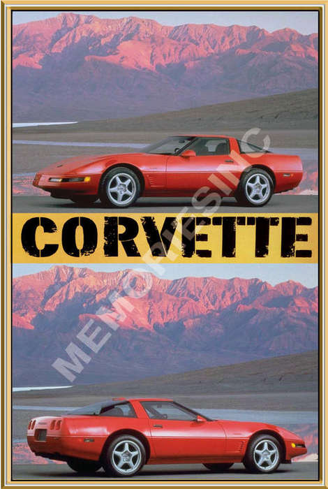 Corvette C4 (1994) - Classic Metal Sign