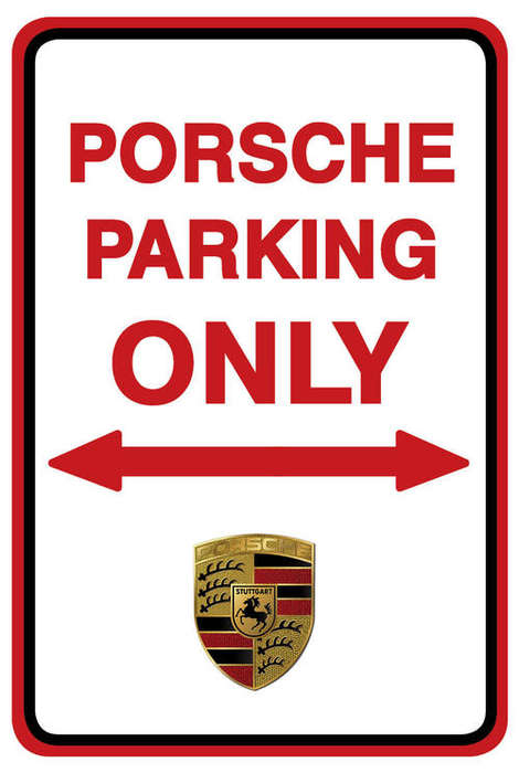 Porsche Parking Only (Portrait)