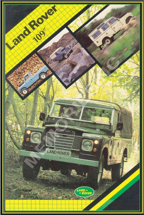 Land Rover Series III 109 - Classic Metal Sign