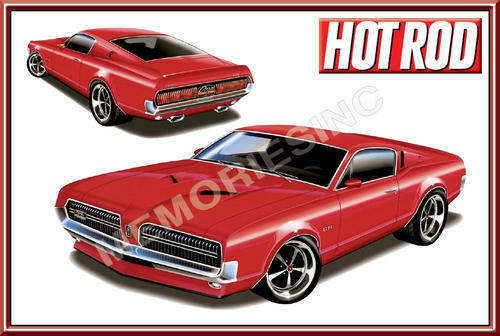 Hot Rod - Classic Metal Sign
